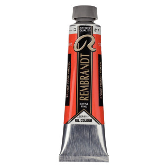 Farba olejna - Rembrandt - Transparent Red Medium, 40 ml