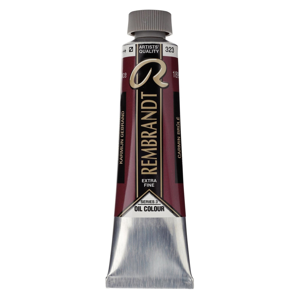 Oil paint in tube - Rembrandt - Burnt Carmine, 40 ml