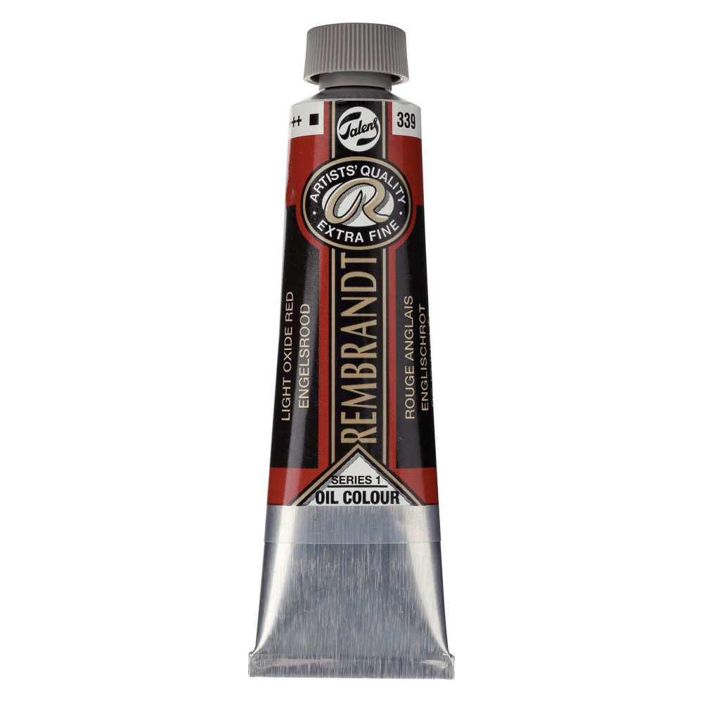 Oil paint in tube - Rembrandt - Light Oxide Red, 40 ml
