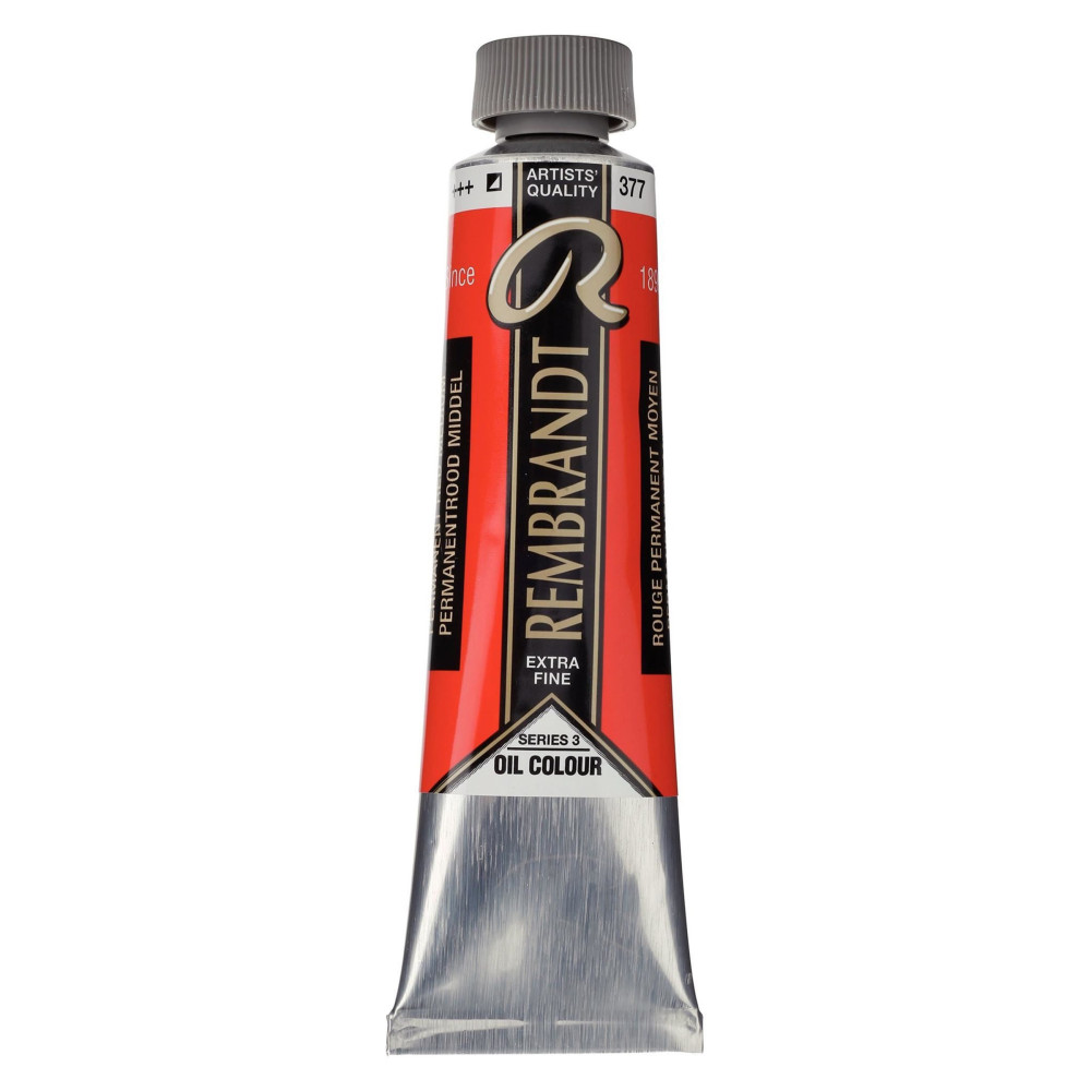Farba olejna - Rembrandt - Permanent Red Medium, 40 ml