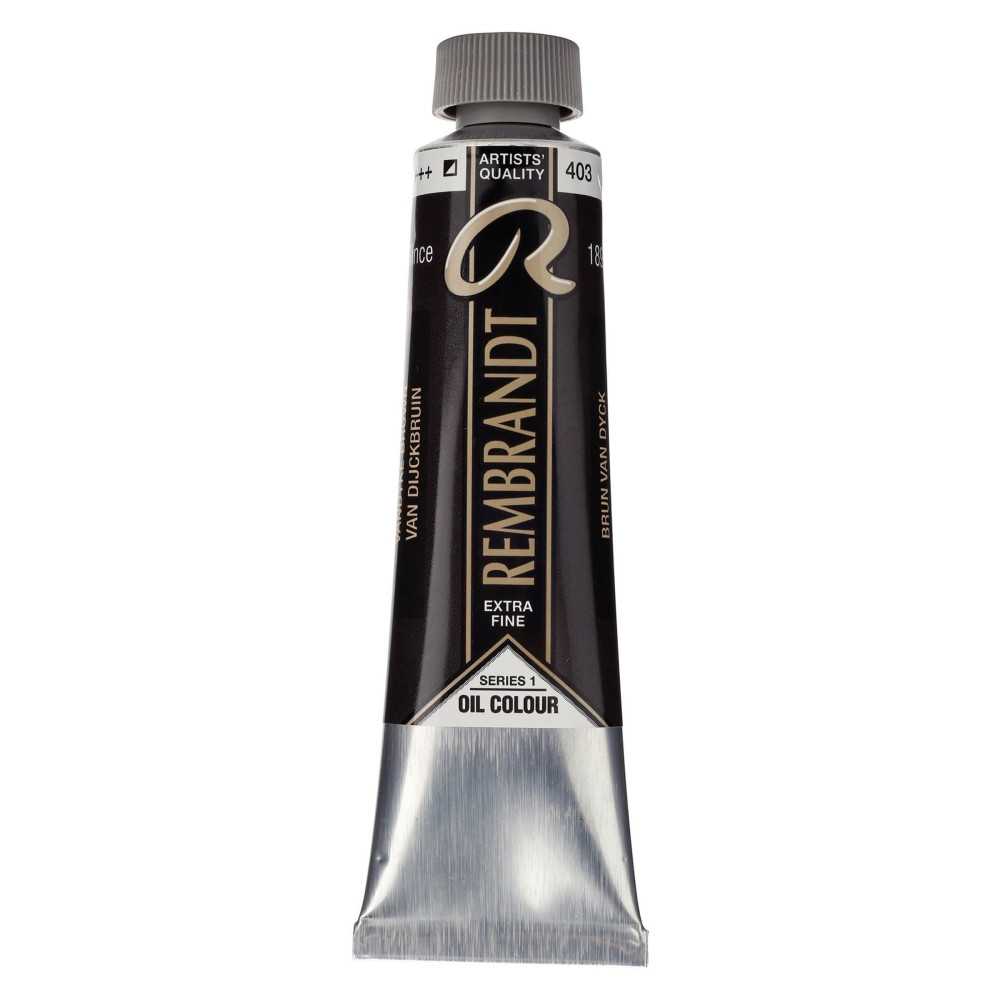 Farba olejna - Rembrandt - Vandyke Brown, 40 ml