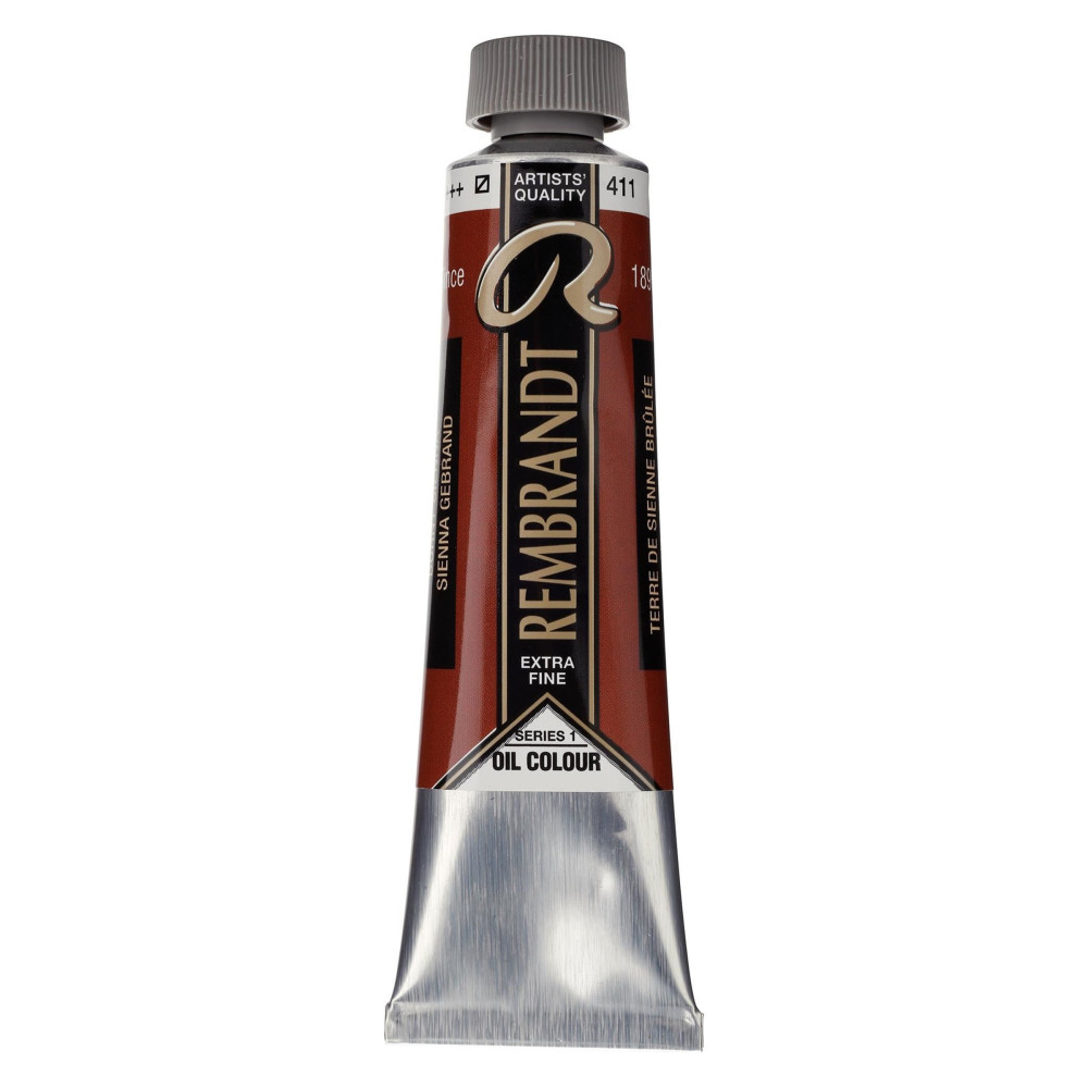 Oil paint in tube - Rembrandt - Burnt Sienna, 40 ml