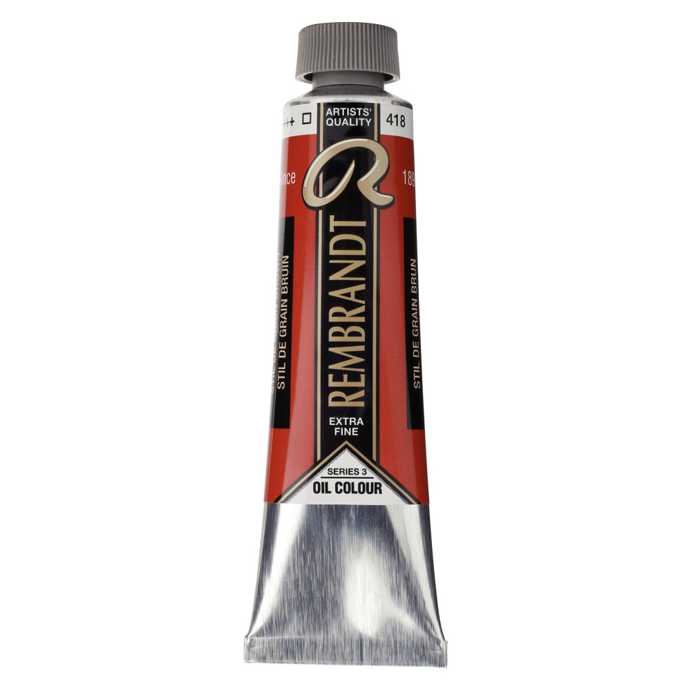 Farba olejna - Rembrandt - Still de Grain Brown, 40 ml