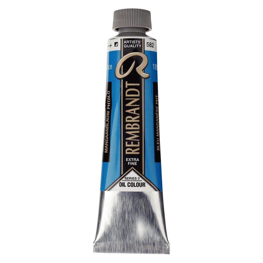 Farba olejna - Rembrandt - Manganese Blue Phthalo, 40 ml
