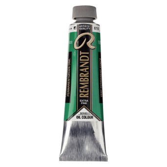 Farba olejna - Rembrandt - Permanent Green Deep, 40 ml