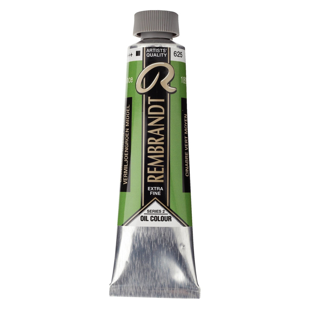 Oil paint in tube - Rembrandt - Cinnabar Green Medium, 40 ml