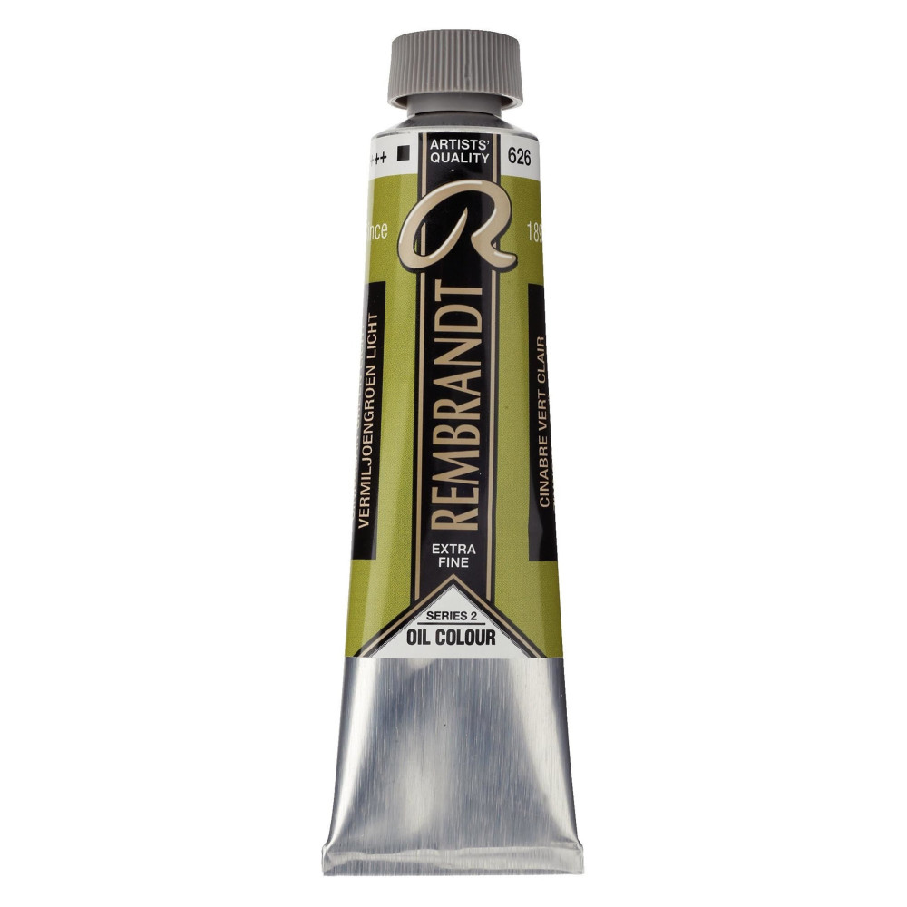 Farba olejna - Rembrandt - Cinnabar Green Light, 40 ml