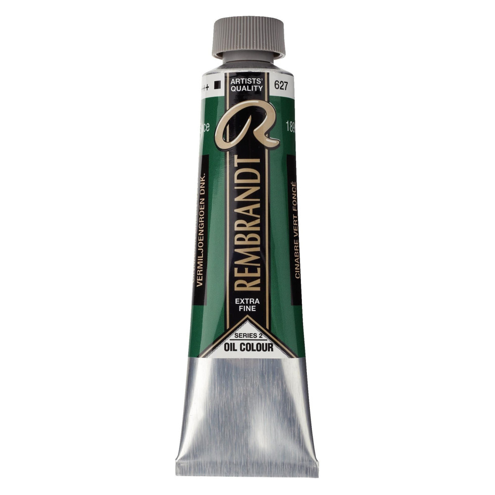 Farba olejna - Rembrandt - Cinnabar Green Deep, 40 ml