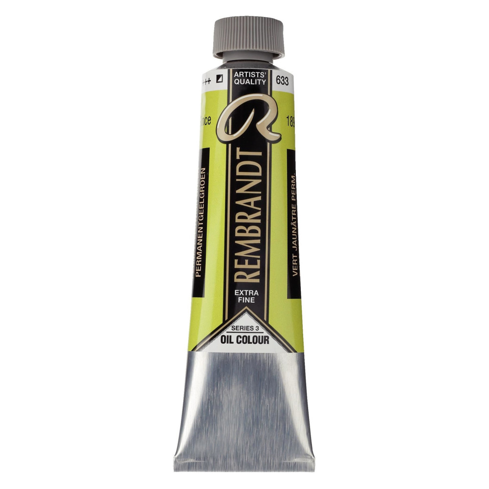 Farba olejna - Rembrandt - Permanent Yellowish Green, 40 ml