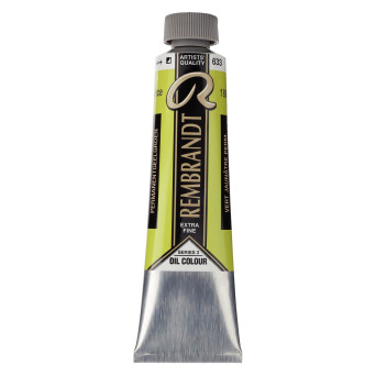 Farba olejna - Rembrandt - Permanent Yellowish Green, 40 ml