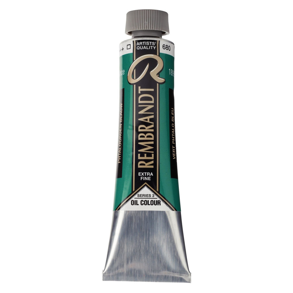 Farba olejna - Rembrandt - Phthalo Green Blue, 40 ml