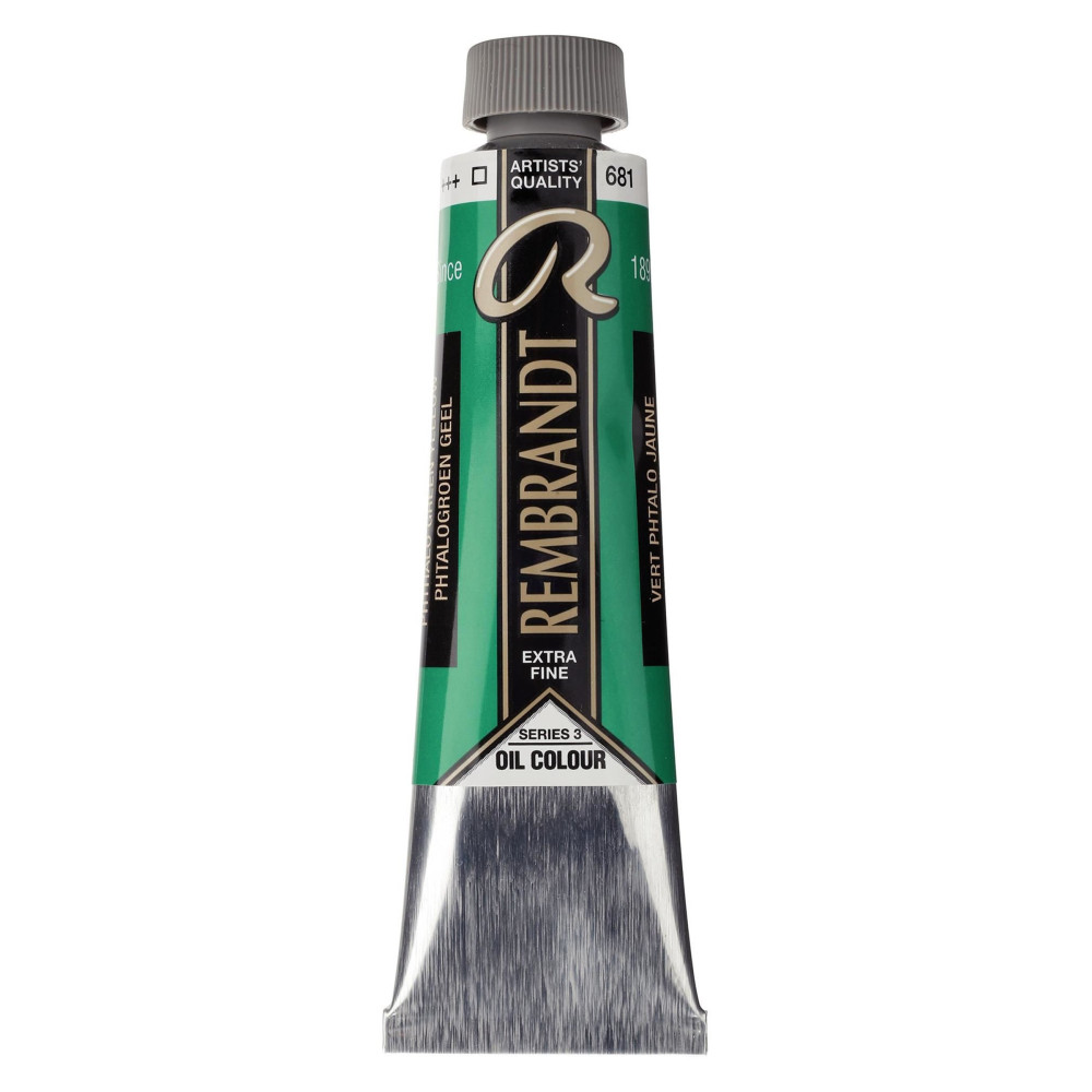 Oil paint in tube - Rembrandt - Phthalo Green Yellow, 40 ml