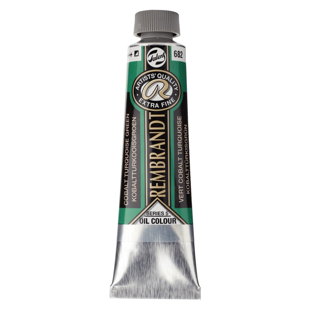 Farba olejna - Rembrandt - Cobalt Turquoise Green, 40 ml