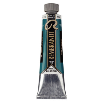 Oil paint in tube - Rembrandt - Ultramarine Green, 40 ml