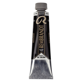 Farba olejna - Rembrandt - Ivory Black, 40 ml