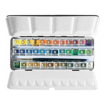 Set of watercolor paints in box - Rembrandt - 36 colors