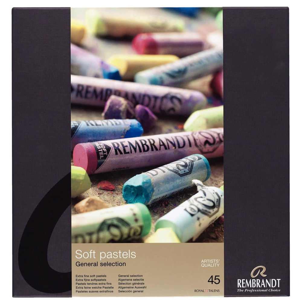 Set of General Selection Soft pastels - Rembrandt - 45 pcs.