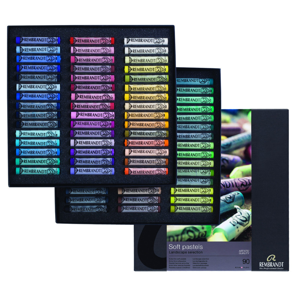 Set of Landscape Selection Soft pastels - Rembrandt - 90 pcs.