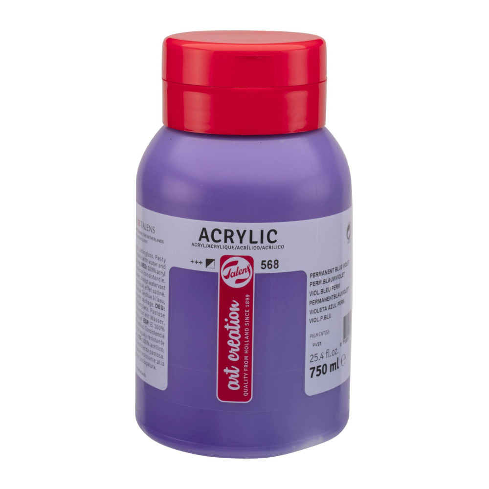Farba akrylowa - Talens Art Creation - Permanent Blue Violet, 750 ml