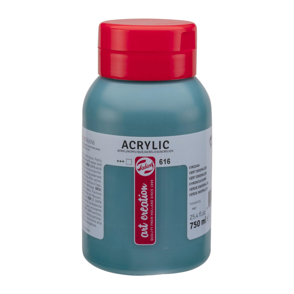 Acrylic paint - Talens Art Creation - Viridian, 750 ml