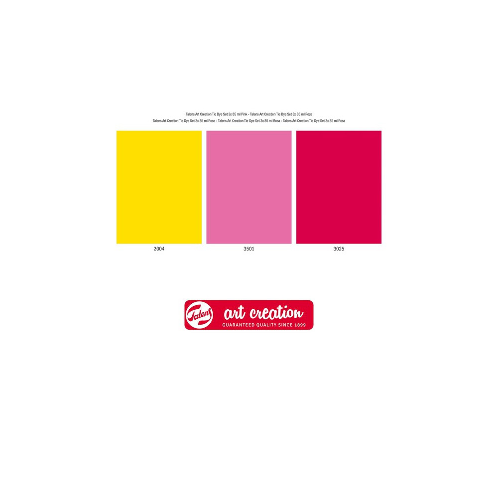 Tie Dye Textile Silk  - Talens Art Cretion - Pink