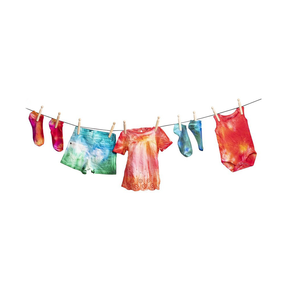 Zestaw do farbowania ubrań Tie Dye Textile Silk - Talens Art Creation - różowy