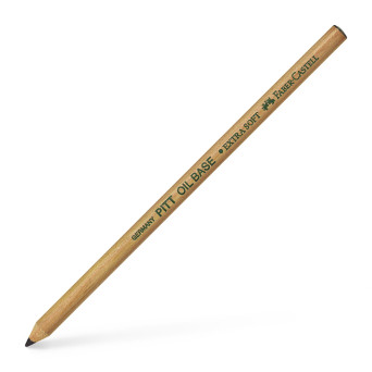 Pitt Oil-based pencil - Faber-Castell - Extra Soft, Black