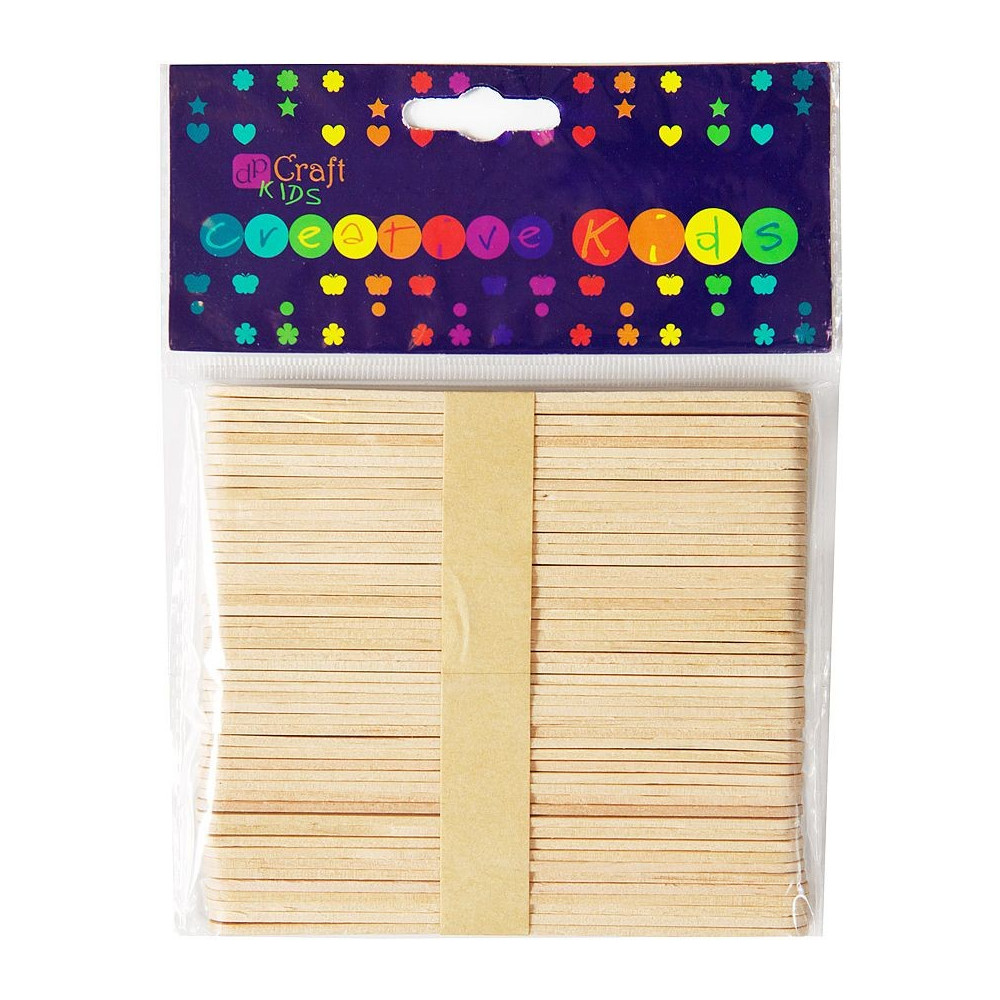 Creative Sticks - DpCraft - natural, 50 pcs.
