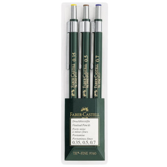 Clutch pencil set TK Fine - Faber-Castell - 3 pcs.
