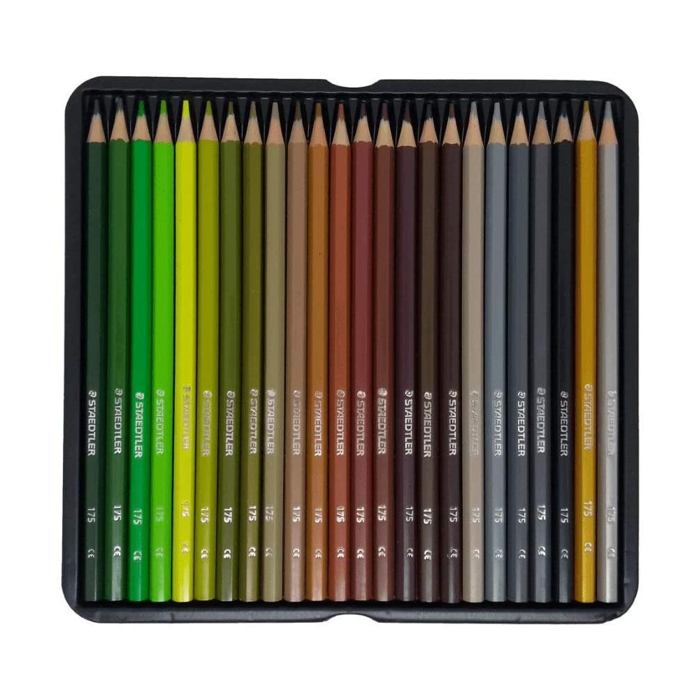 Zestaw kredek ołówkowych w metalowym etui - Staedtler - 72 kolory