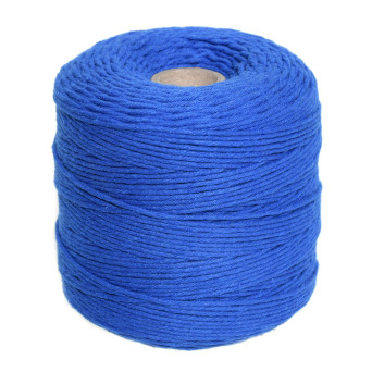 Sznurek bawełniany do makramy - niebieski, 2 mm, 500 g, 300 m