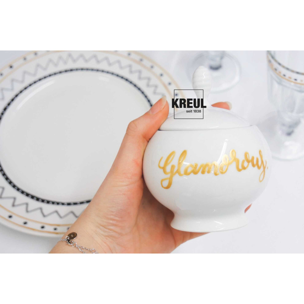 Glass & Porcelain Pen - Kreul - brillant gold