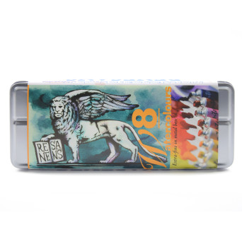 Watercolors Intense in metal case - Renesans - 8 pcs.