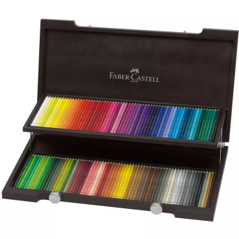 Zestaw kredek Polychromos w drewnianej kasecie - Faber-Castell - 120 kolorów