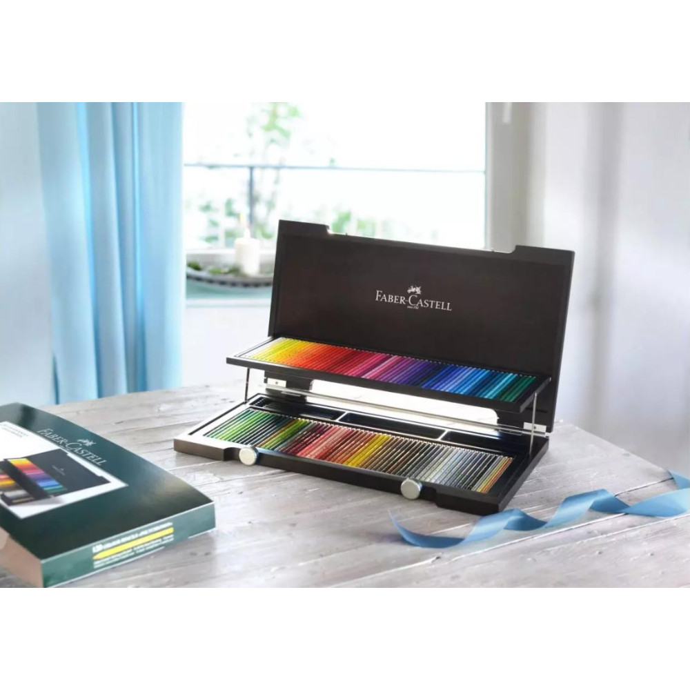 Set of Polychromos pencils in wooden case - Faber-Castell - 120 pcs.