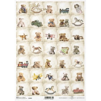 Decoupage rice paper A4 - ITD Collection - R1805