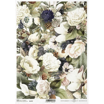 Decoupage rice paper A4 - ITD Collection - R1797