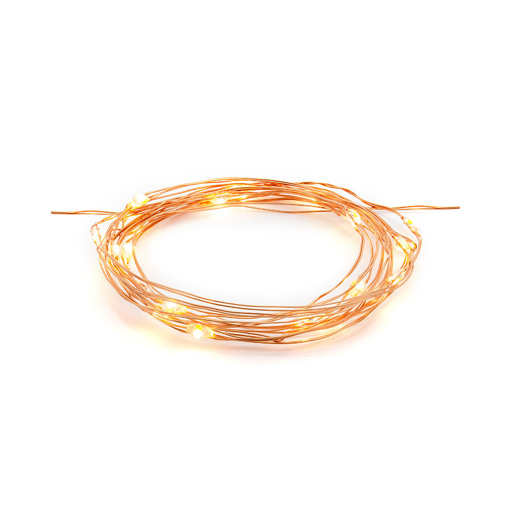 LED Christmas lights - copper, 1,9 m
