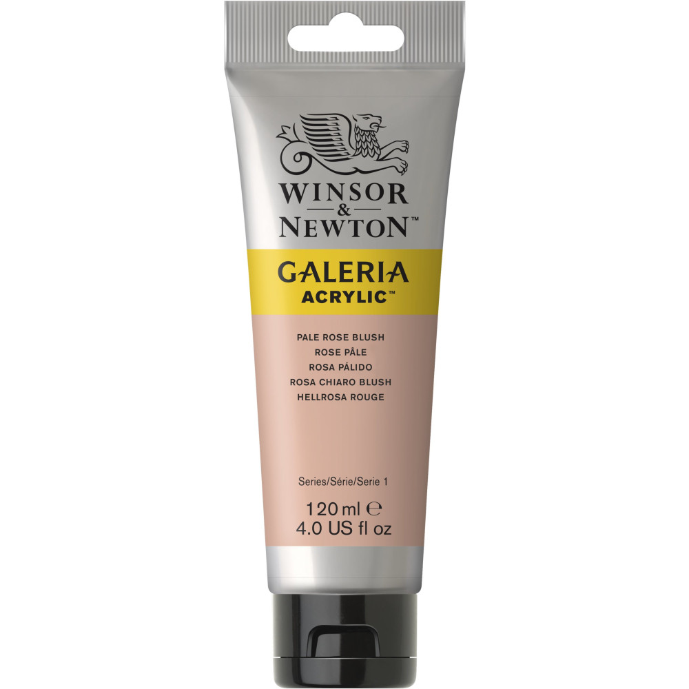 Farba akrylowa Galeria - Winsor & Newton - Pale Rose Blush, 120 ml