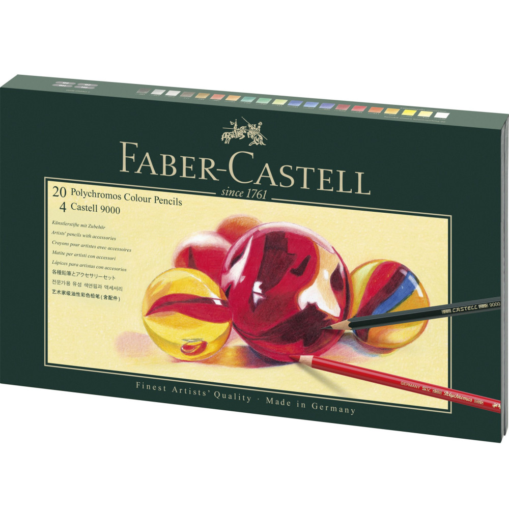 Zestaw kredek Polychromos - Faber-Castell - 26 szt.