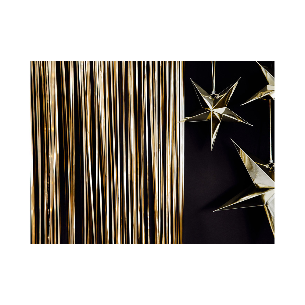 Curtain Party - gold, 90 x 250 cm