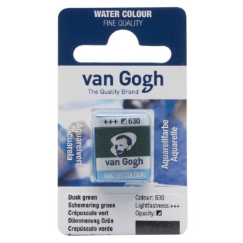 Farba akwarelowa w kostce - Van Gogh - 630 Dusk Green