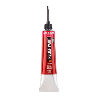 Relief glass paint tube - Amsterdam - Copper 2, 20 ml