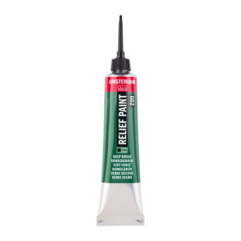 Konturówka do szkła Relief - Amsterdam - Deep Green 2, 20 ml