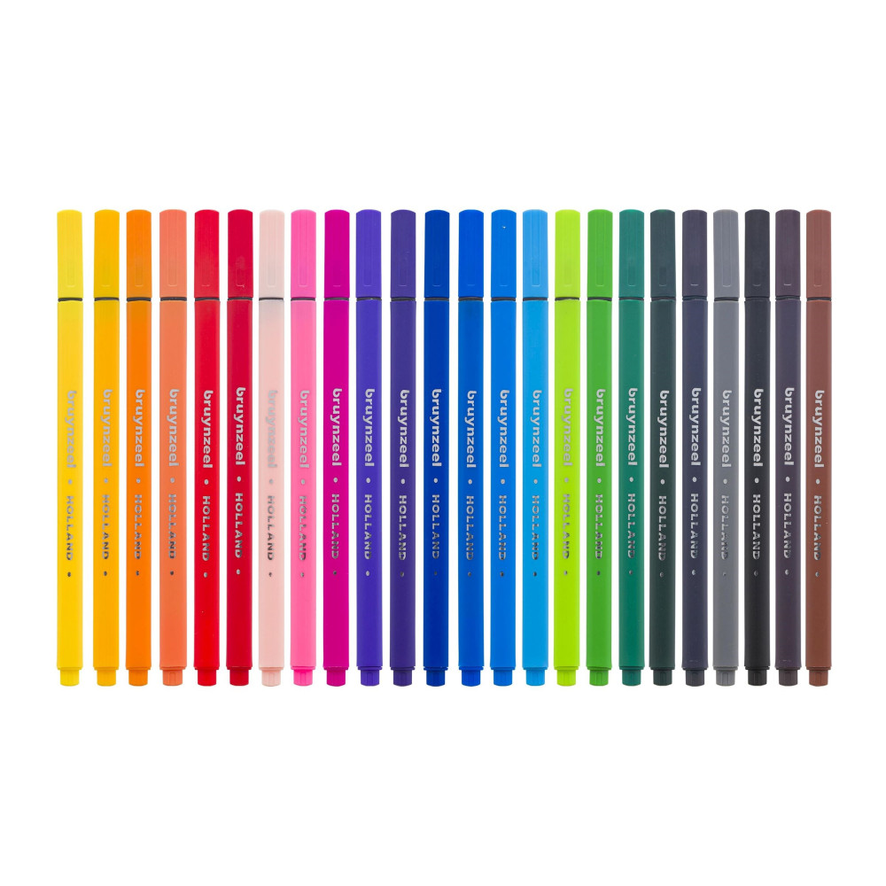 Fineliners set - Bruynzeel - 24 pcs