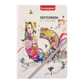 Sketchbook of Dreams 14,8 x 21 cm - Bruynzeel - plain, 140 g, 80 sheets