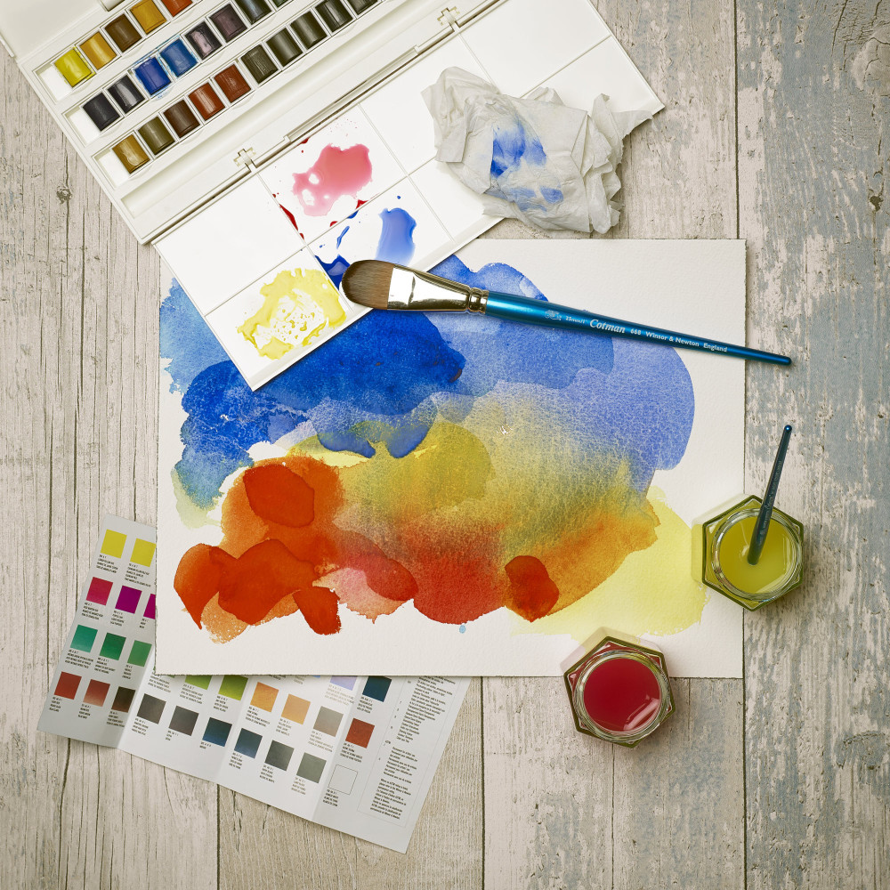 Watercolors Cotman Studio set - Winsor & Newton - 45 pcs.