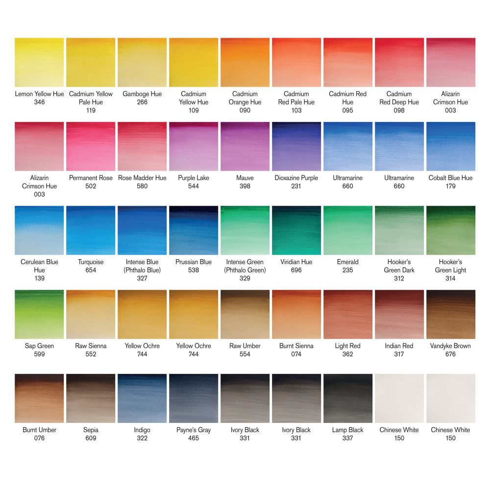 Watercolors Cotman Studio set - Winsor & Newton - 45 pcs.