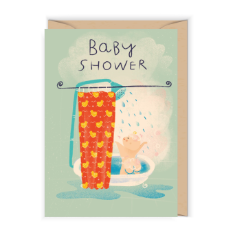 Kartka okolicznościowa - Cudowianki - Baby Shower, 12 x 17 cm