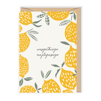 Greeting card - Cudowianki - Wszystkiego najlepszego, 12 x 17 cm
